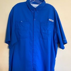 Columbia PFG men’s short sleeve shirt, size extra-large